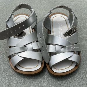 Silver Saltwater Sandals 5